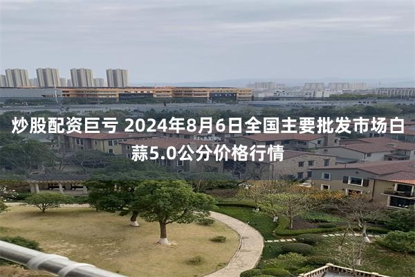 炒股配资巨亏 2024年8月6日全国主要批发市场白蒜5.0公分价格行情