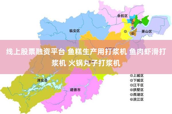 线上股票融资平台 鱼糕生产用打浆机 鱼肉虾滑打浆机 火锅丸子打浆机