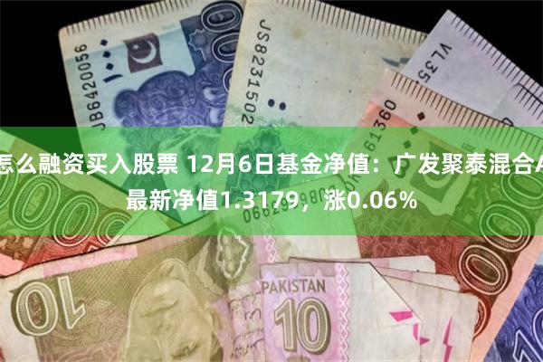 怎么融资买入股票 12月6日基金净值：广发聚泰混合A最新净值1.3179，涨0.06%